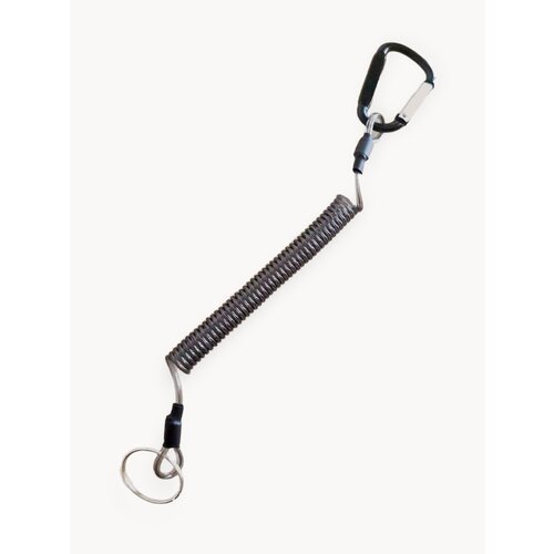Пружинный шнур для пропуска и бейджа / Рыболовный Страховочный тросик для инструментов и ключей / Ретривер (1 шт)