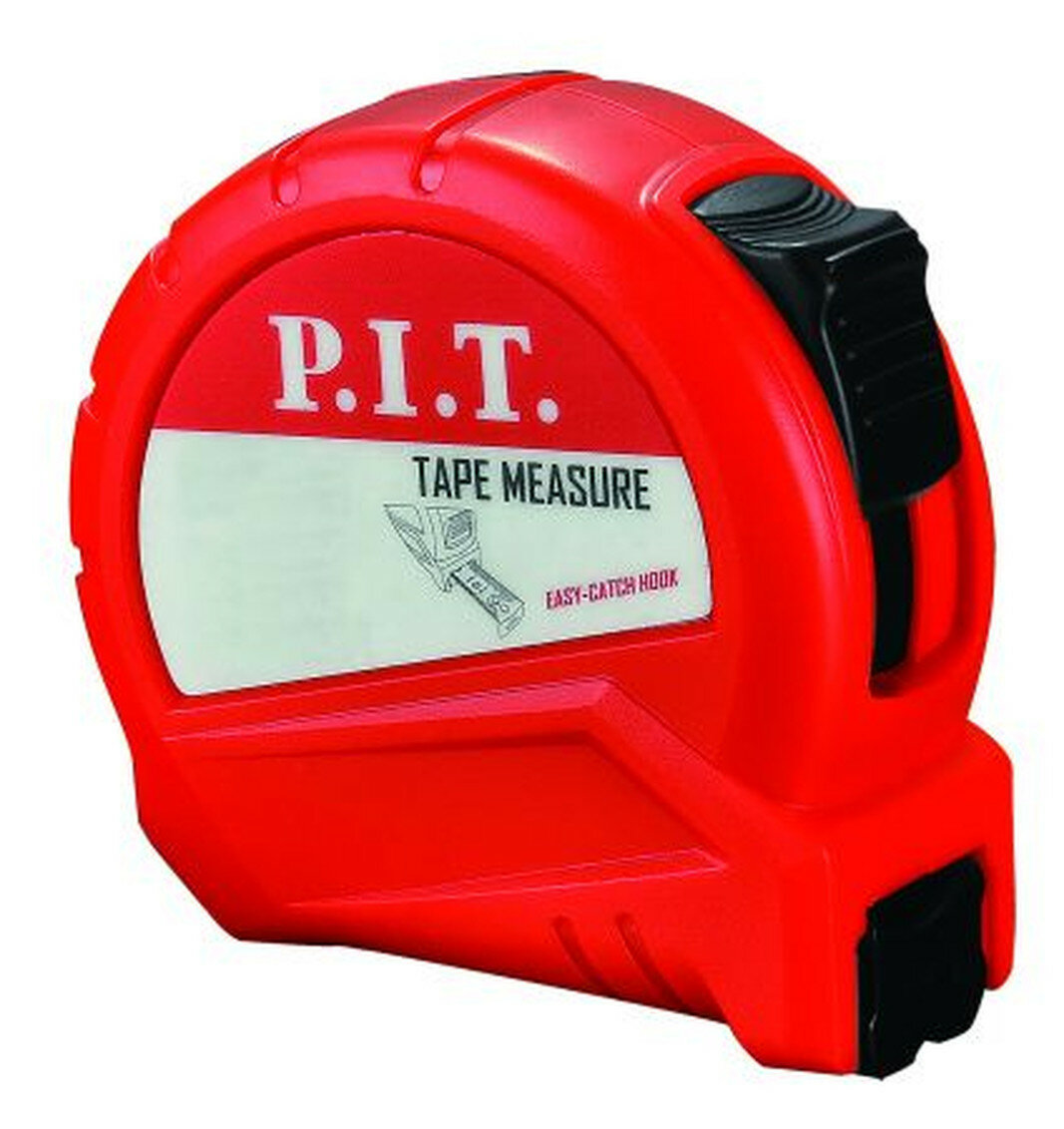 Рулетка с фиксатором P.I.T. 7.5 м x 25 мм ABS HTPM01-75MA