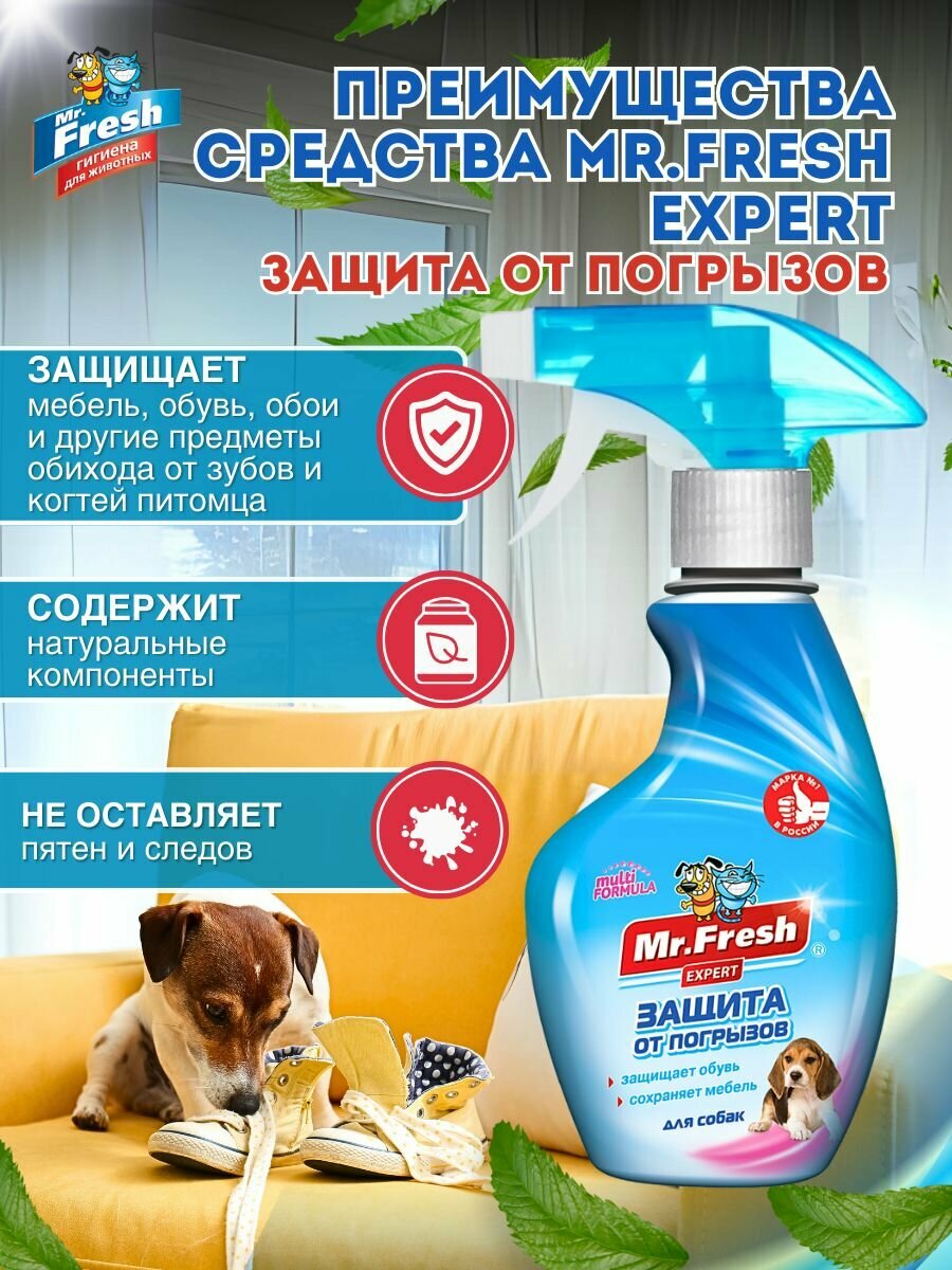 Отучение грызть для собак спрей Mr.Fresh Expert 200 мл — фото 1