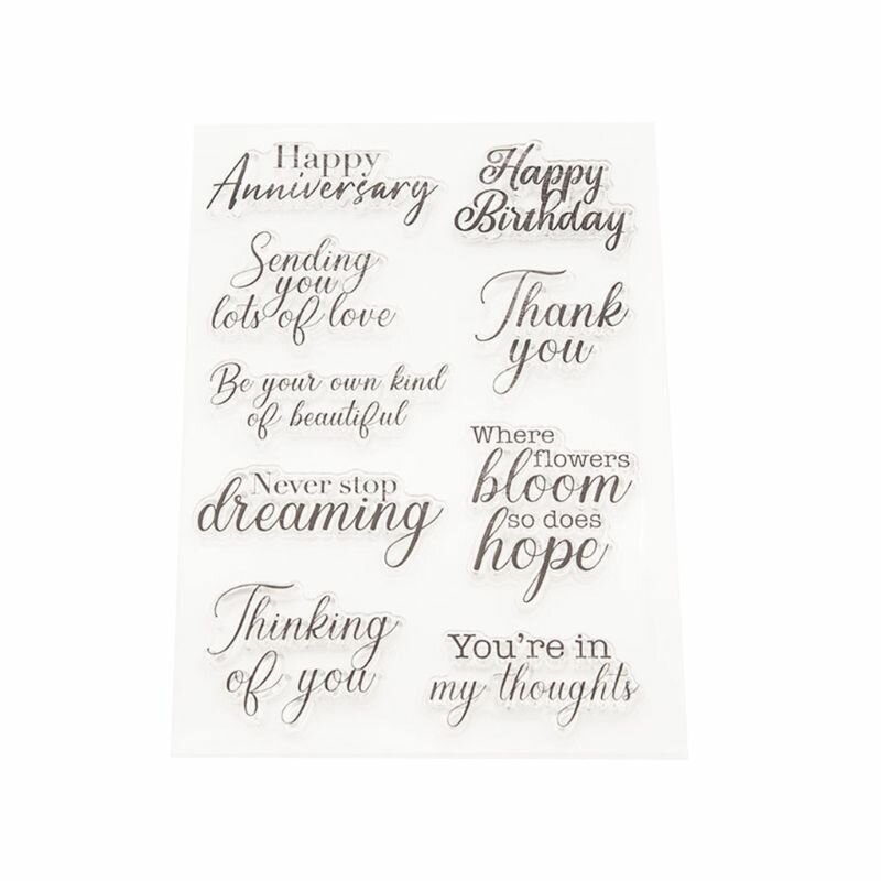 Прозрачный штамп для декора