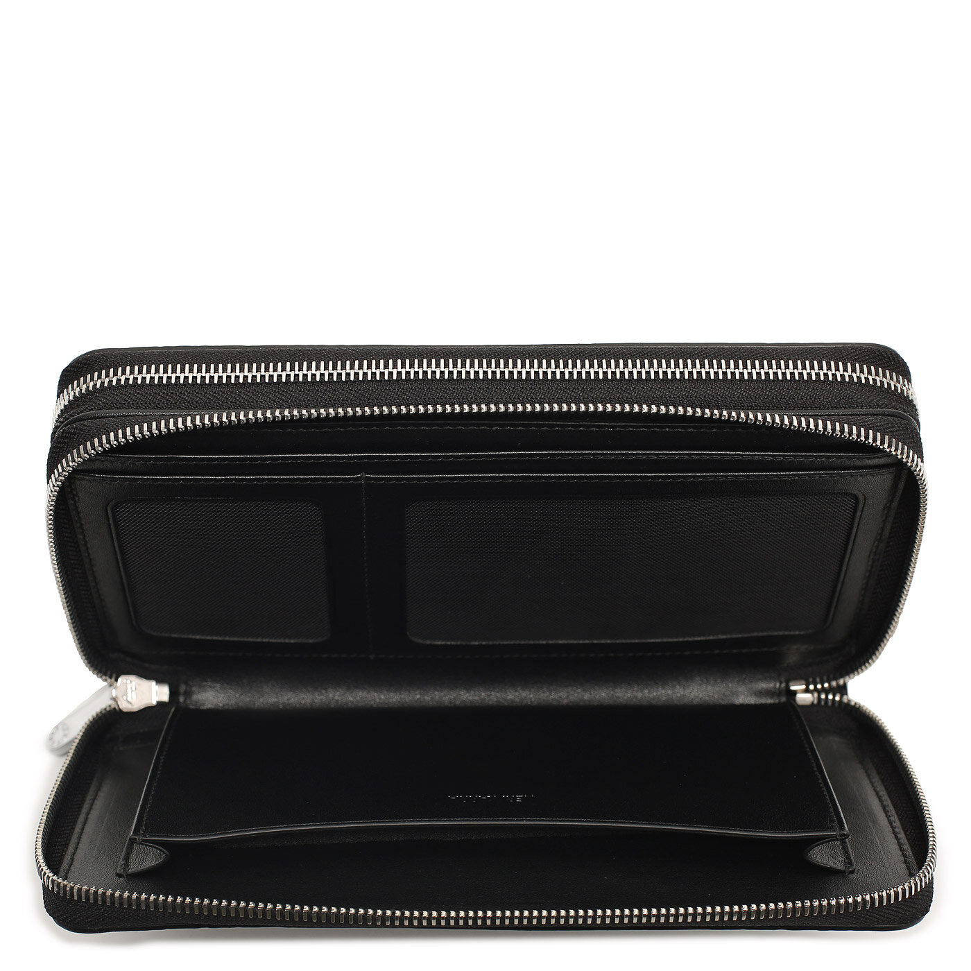 Сумка барсетка Neri Karra, фактура под рептилию, гладкая, черный — фото 1