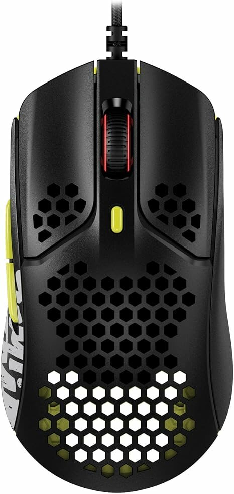 Игровая проводная мышь HyperX Pulsefire Haste TimTheTatMan Edition – Ultra-Lightweight, Up to 16000 DPI