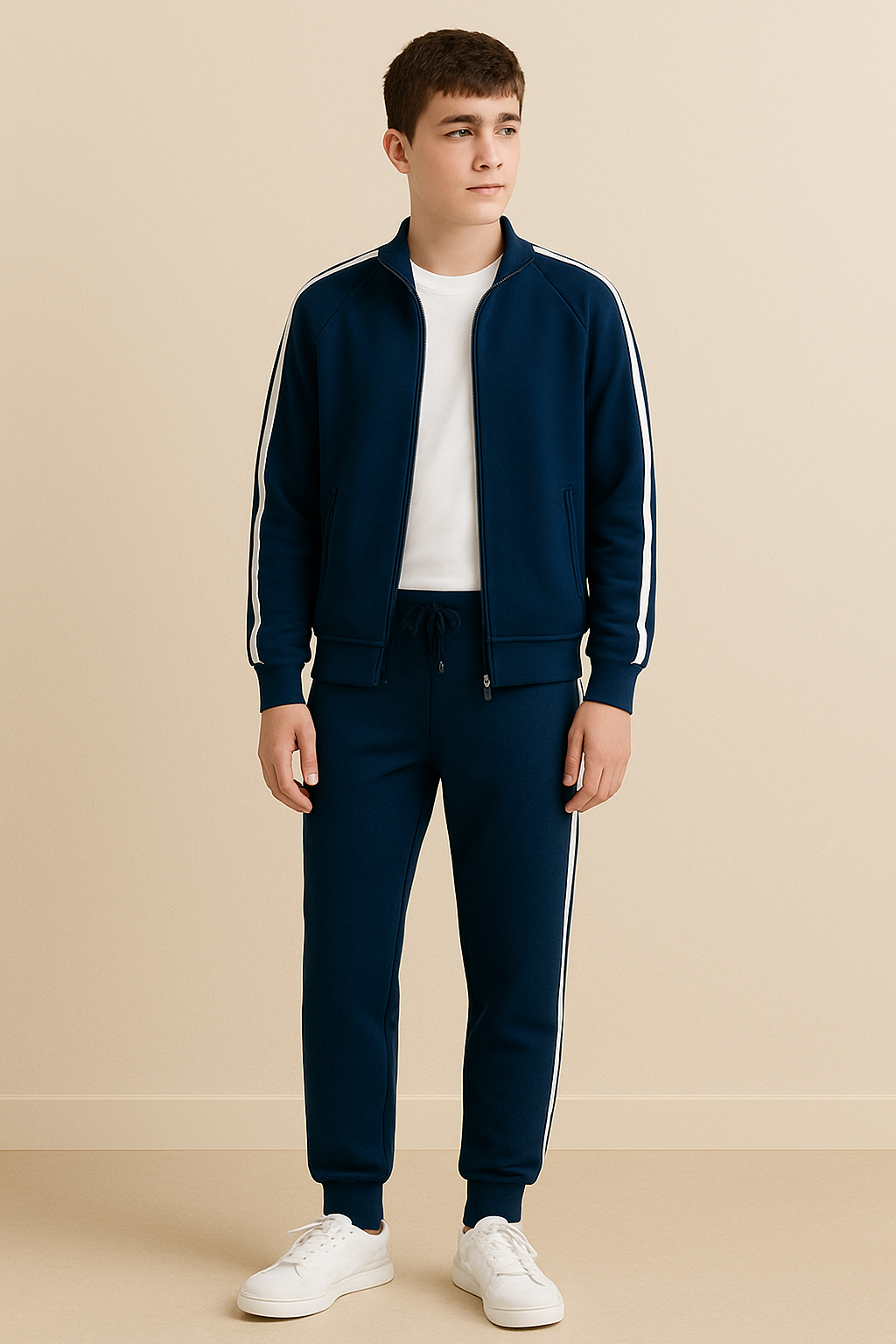 Комплект одежды  8, размер 146 10,11лет, темно-синий — фото 1