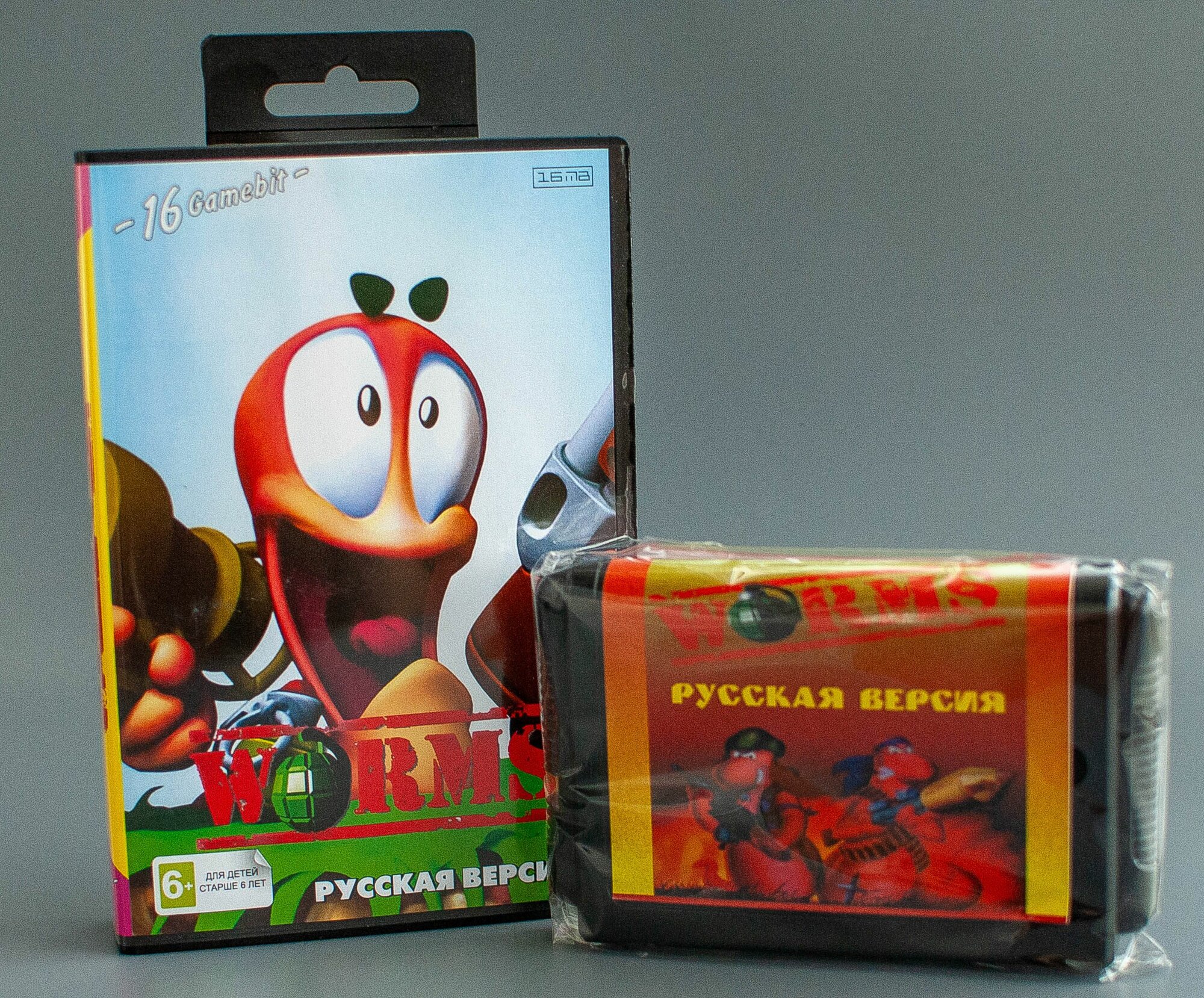 Игра WORMS Sega 16бит Английская версия