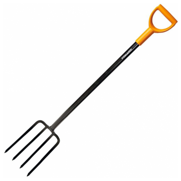 Вилы FISKARS Solid садово-огородные 4 зубца эргономичная рукоятка