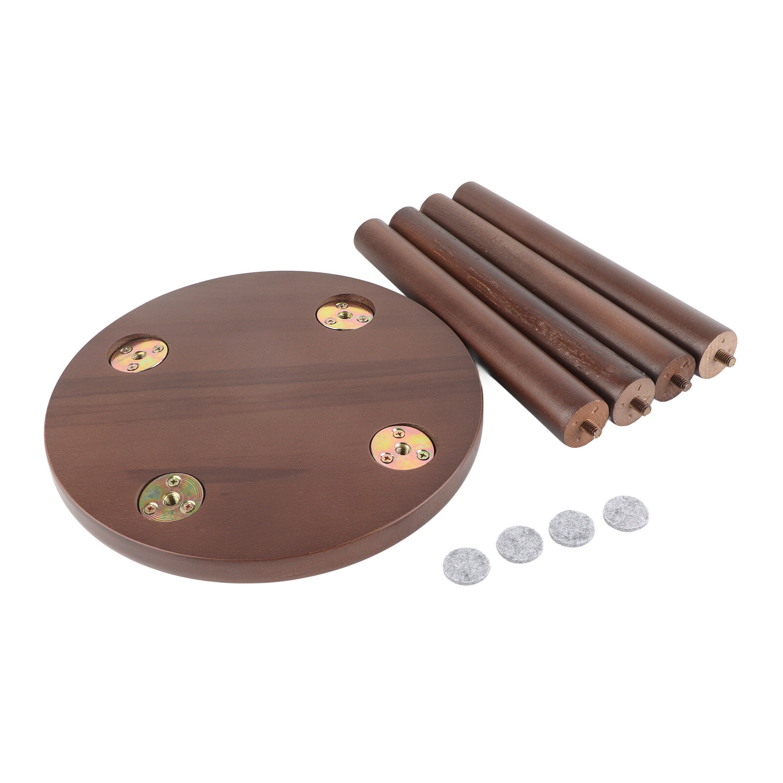 Многоцелевое домашнее деревянное стул Симпатичная маленькая скамейка детское сиденье Diy мебельное стул (круглый орех)