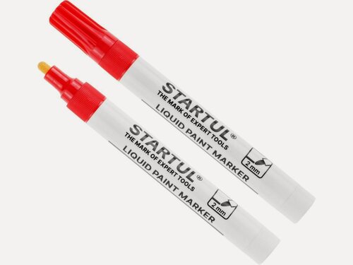 Изображение товара Маркер строительный на основе жидкой краски STARTUL Profi красный (ST4360-03)