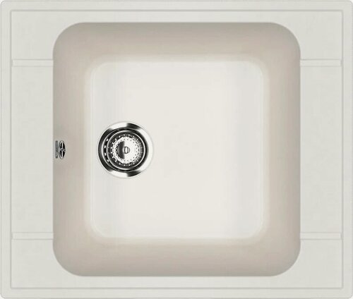 Изображение товара Мойка кухонная Ulgran U-604 -341 прямоугольная, 50x59, мойка для кухни, матовая, белая, российская