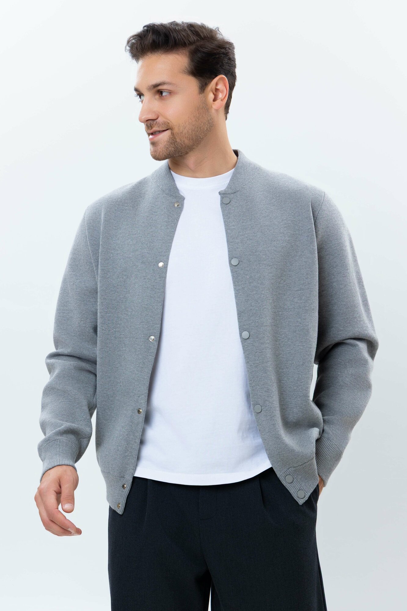 Кардиган TERRA PRO, размер S, grey