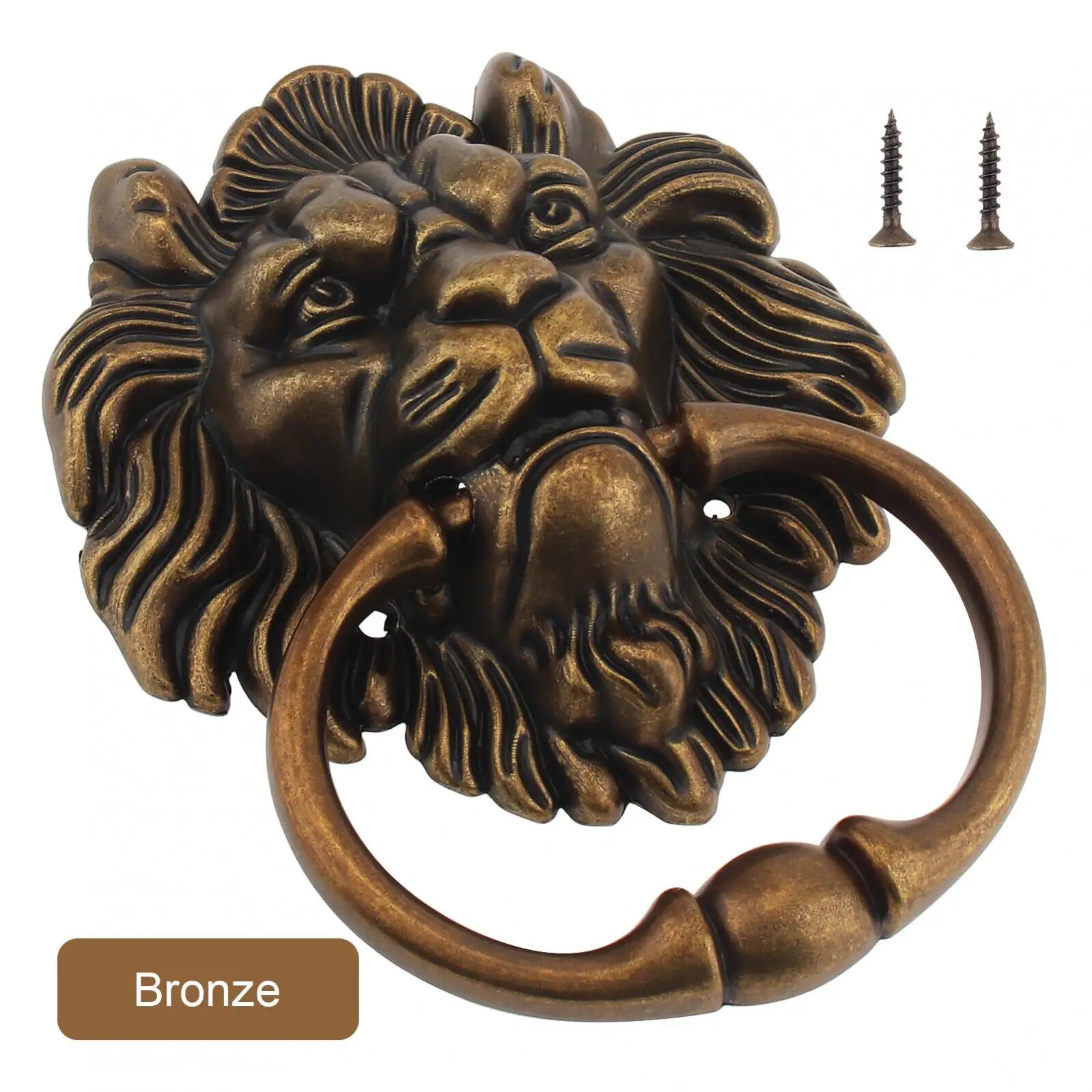 Дверной молоток из цинкового сплава хром/золото/бронза Bronze