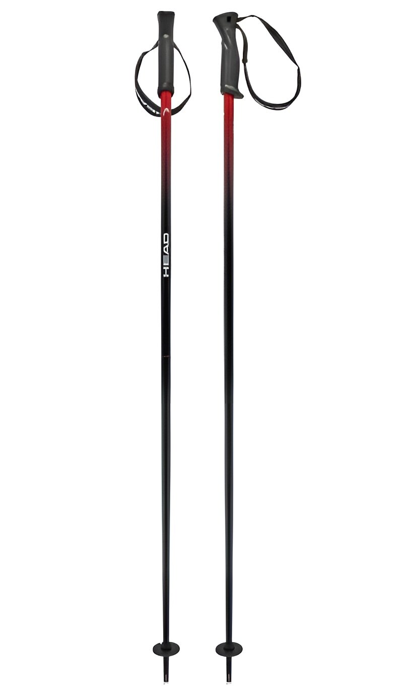 Горнолыжные палки HEAD Frontside универсальные 120 см black/red