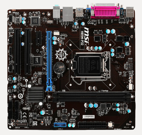 Изображение товара Материнская плата Socket LGA1150 MSI H81M-P32 (MSI H81M-SO2) DDR3 DIMM MicroATX