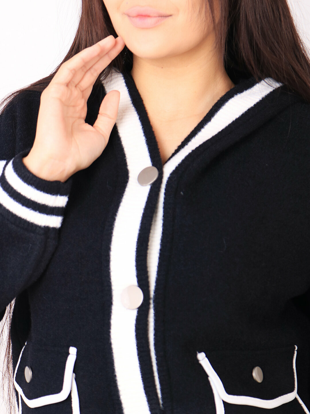 Кардиган , размер One Size, черный — фото 1