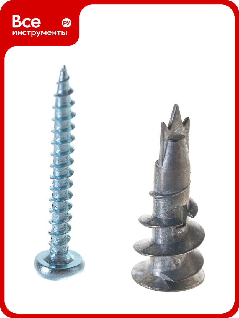 Анкер для листового материала европартнер с шурупом металл DRIVA 20 шт. 1 1949 2