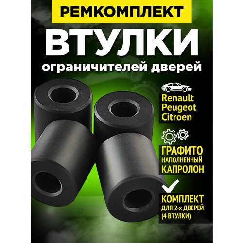 фото Ремкомплект втулки ограничителя двери рено пежо ситроен