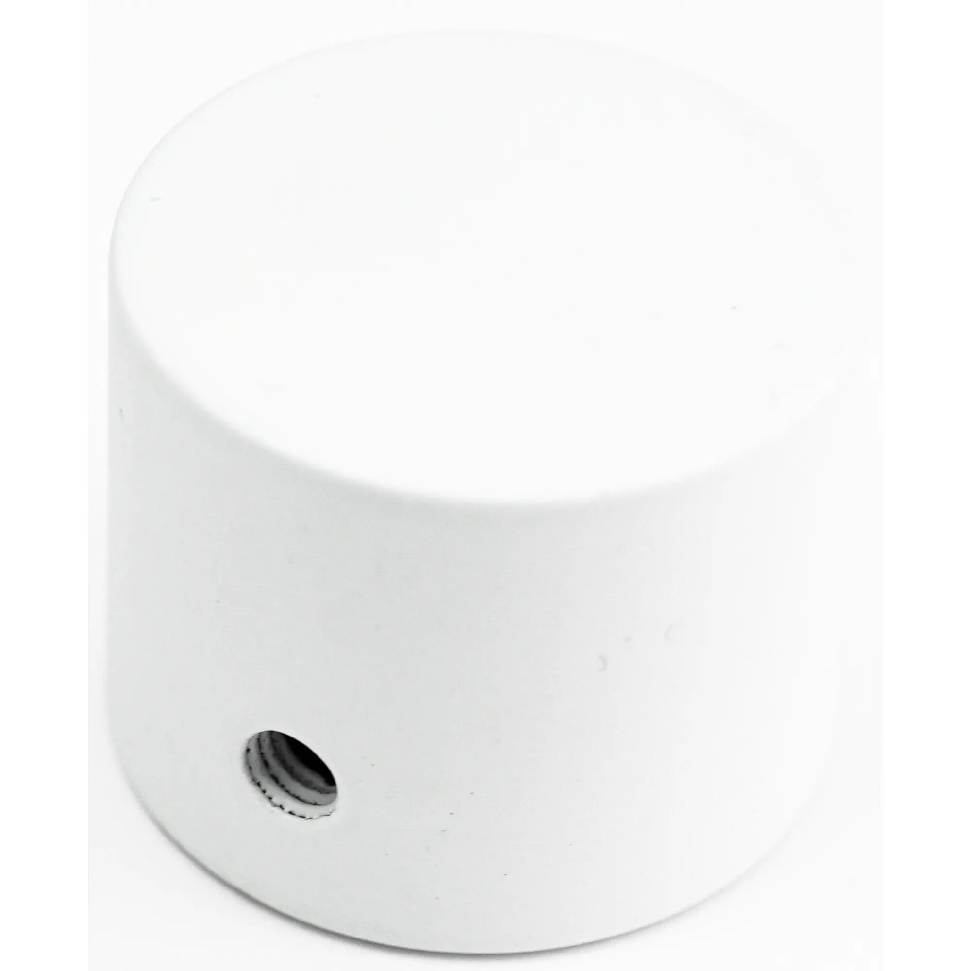 Наконечник для карниза Заглушка металл цвет белый матовый 2x0.5 см