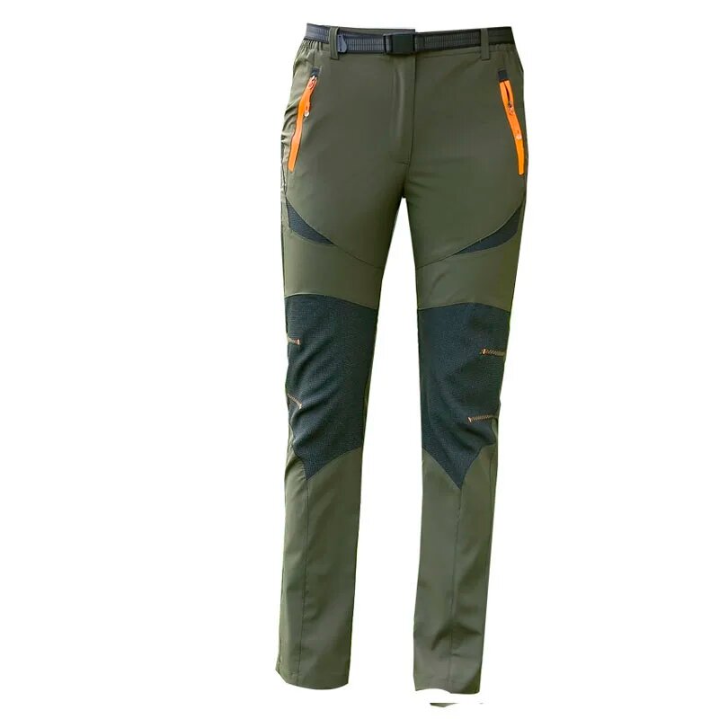 Женские весенне-летние походные тонкие Стрейчевые брюки спортивные штаны для активного отдыха рыбалки альпинизма походов походов быстросохнущие женские брюки army green 4XL Женский