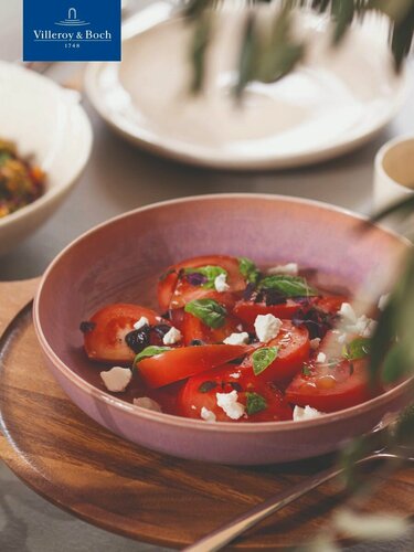 Изображение товара Тарелка для пасты 22 см, 650 мл, Perlemor Coral, like. by Villeroy & Boch, Премиум-Фарфор