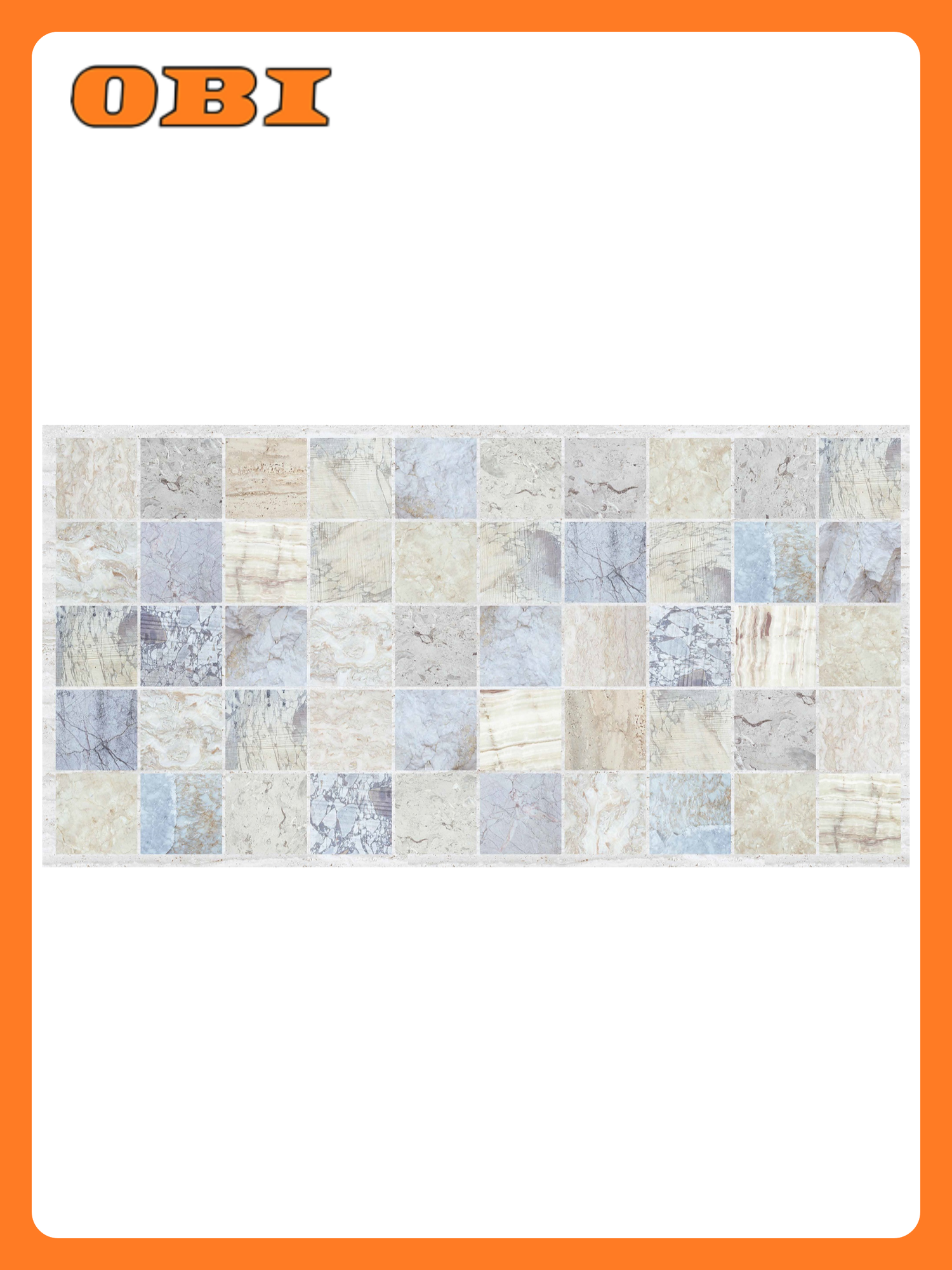 Декоративные панели GRACE влагостойкие рельефные 484x964x3 мм