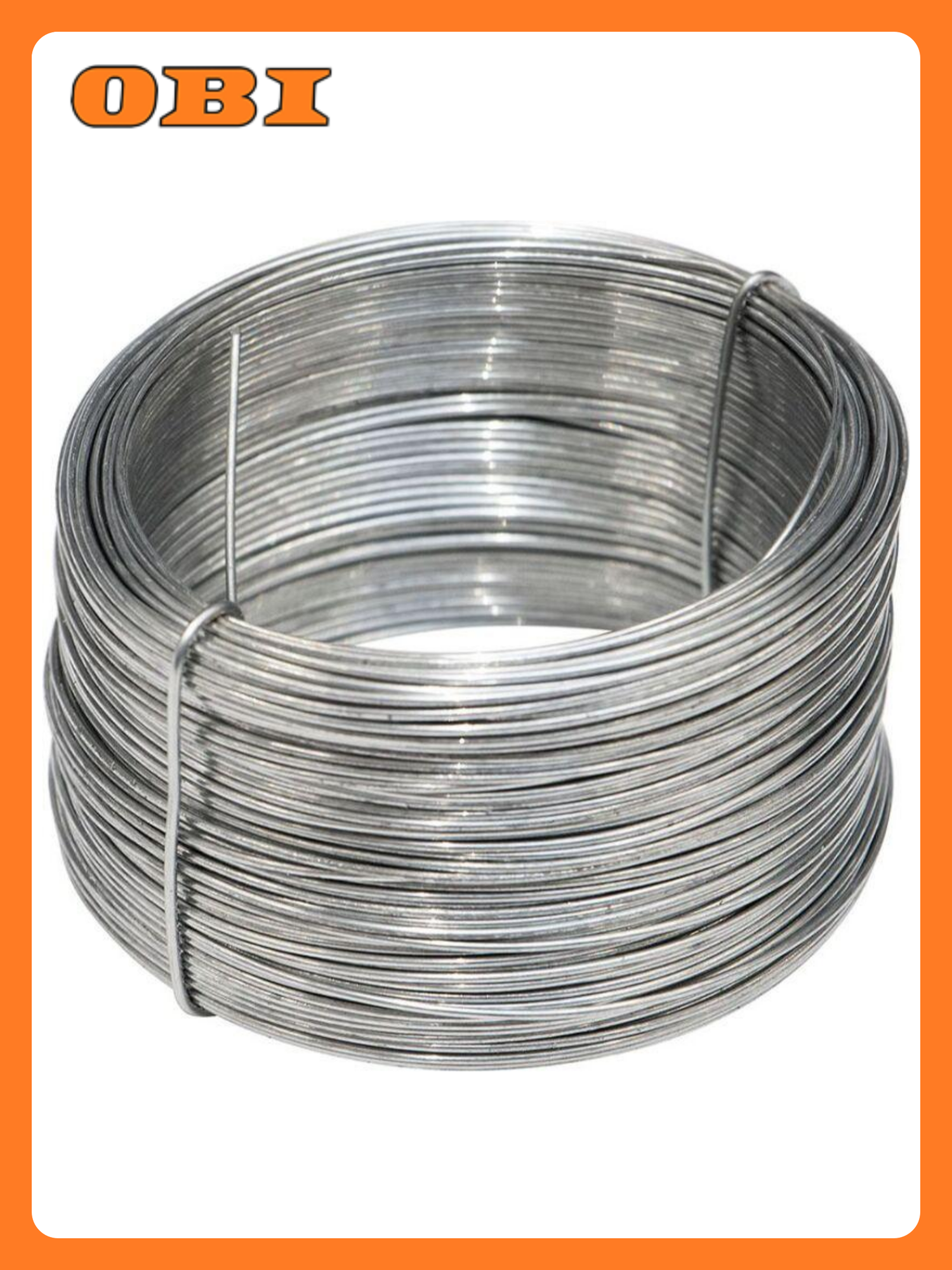 Проволока вязальная Tech-KREP стальная оцинкованная 08 мм 50 м моток 02 кг