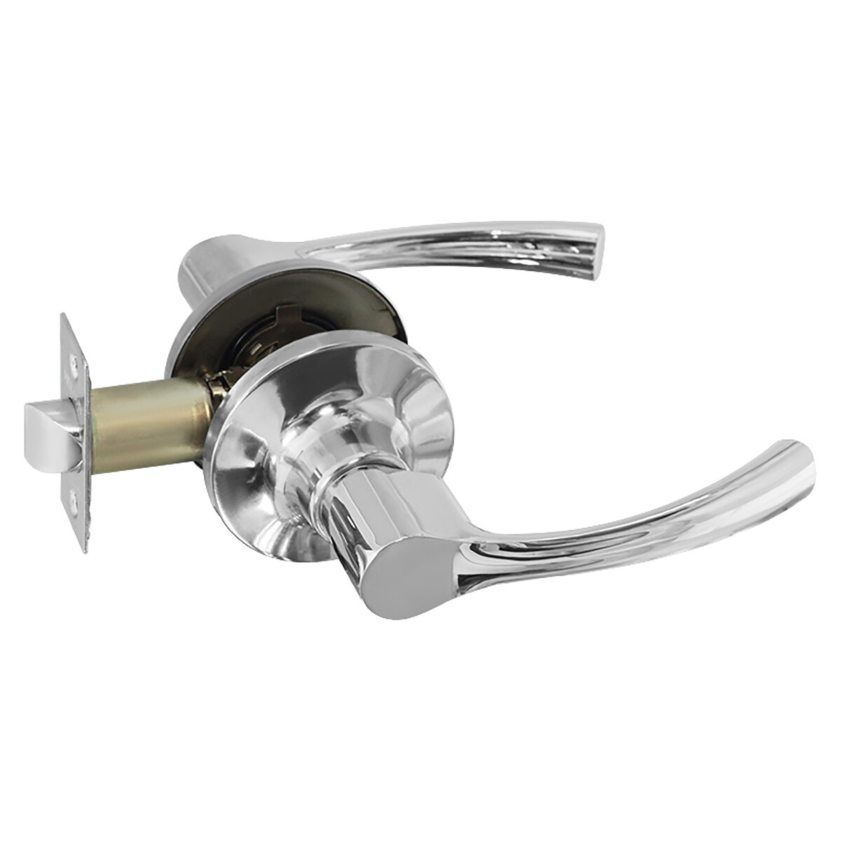 Ручка-защелка Нора-М Isparus ТТ1-05 без запирания хром