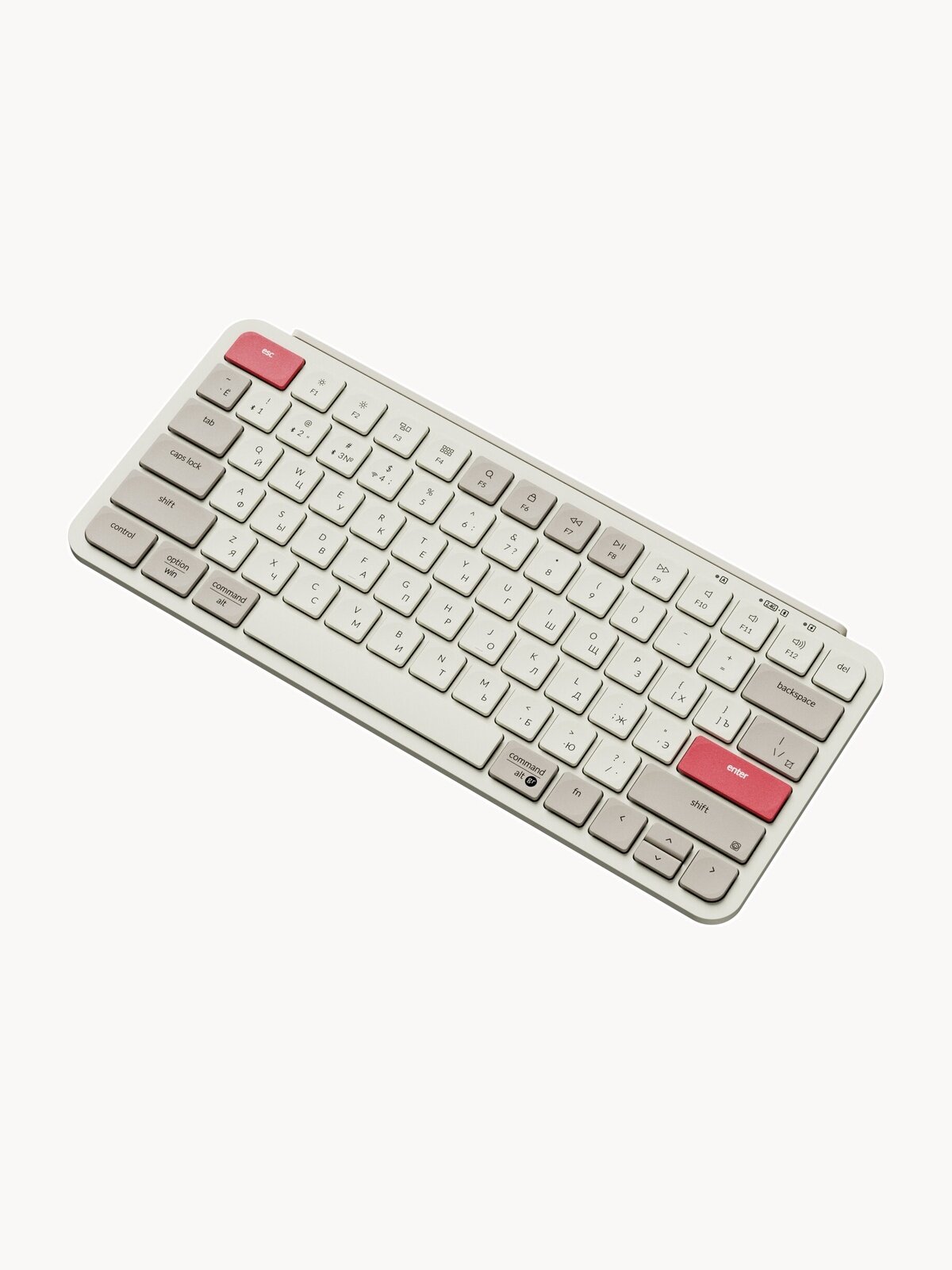 Беспроводная ультратонкая клавиатура Keychron B1 Pro, 77 клавиш, ножничные переключатели, цвет Retro Red