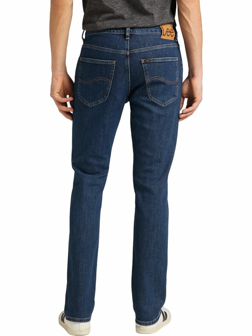 Джинсы классические Lee Men Brooklyn Straight Jenas, размер 30/32, синий — фото 1