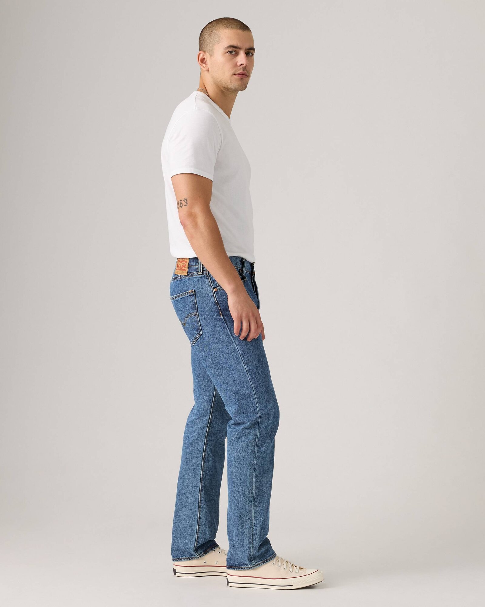 Джинсы классические Levi's Men 501 Original, размер 36/32 JEAN, синий — фото 1