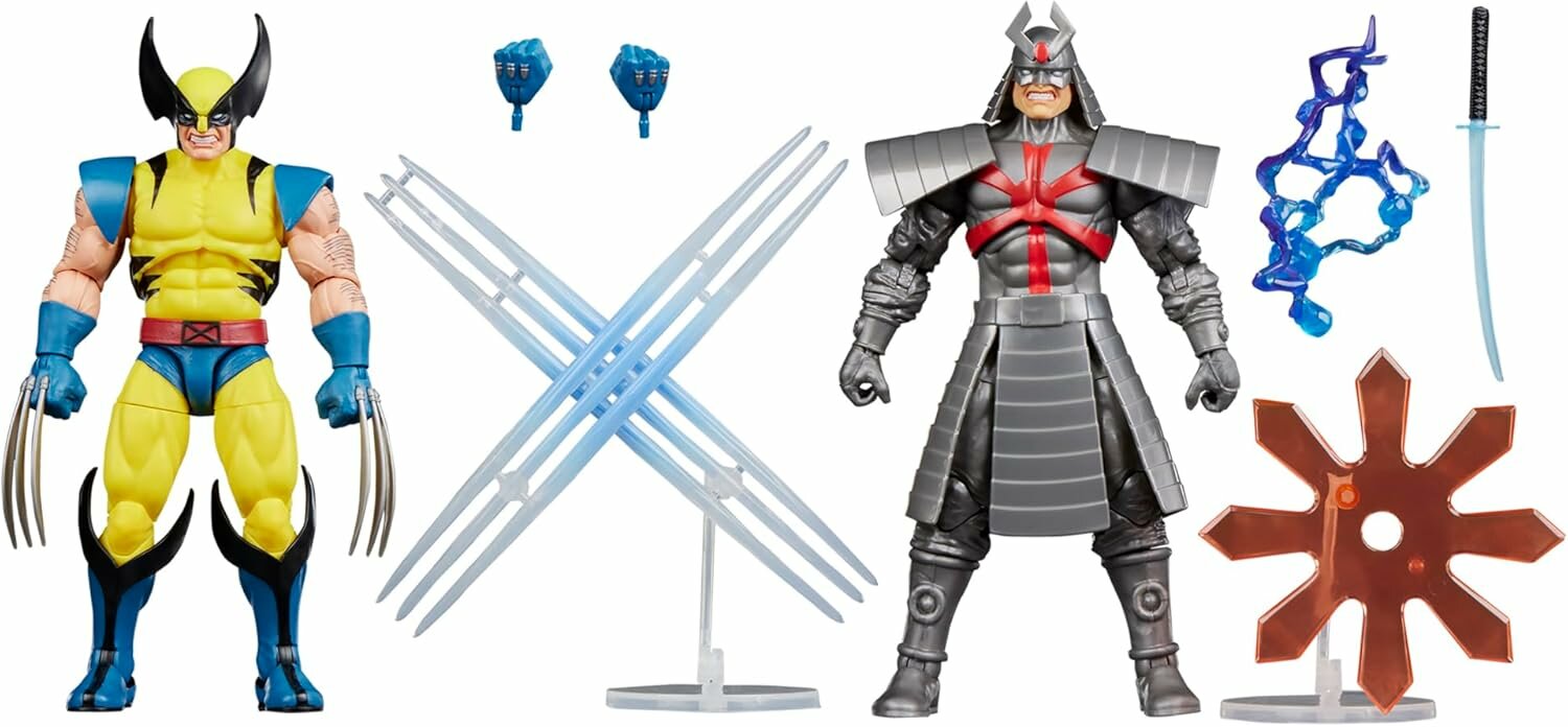 Набор фигурок Marvel Legends Gamerverse "Wolverine vs Silver Samurai", 6"