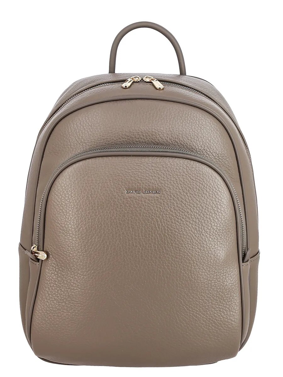 Сумка-рюкзак DAVID JONES, серо-коричневый — фото 1