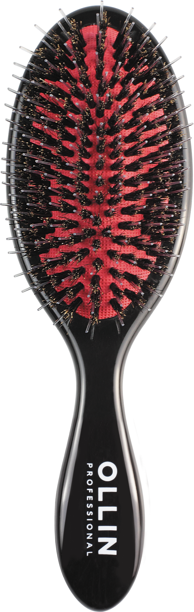 Ollin Professional - Щётка массажная Elegant 11 рядов, комбинированная щетина, малая