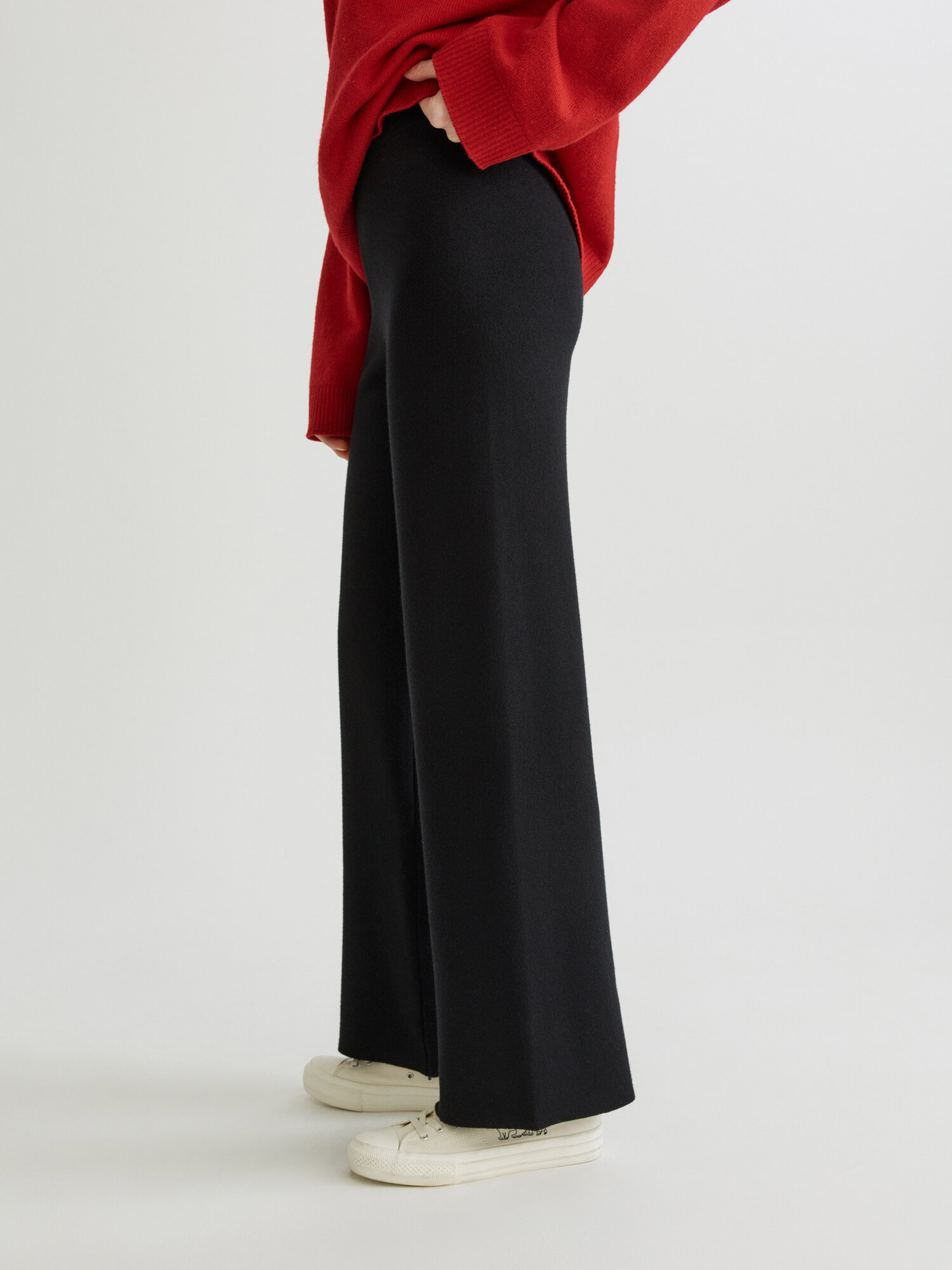 Брюки Sela, размер 48, черный — фото 1