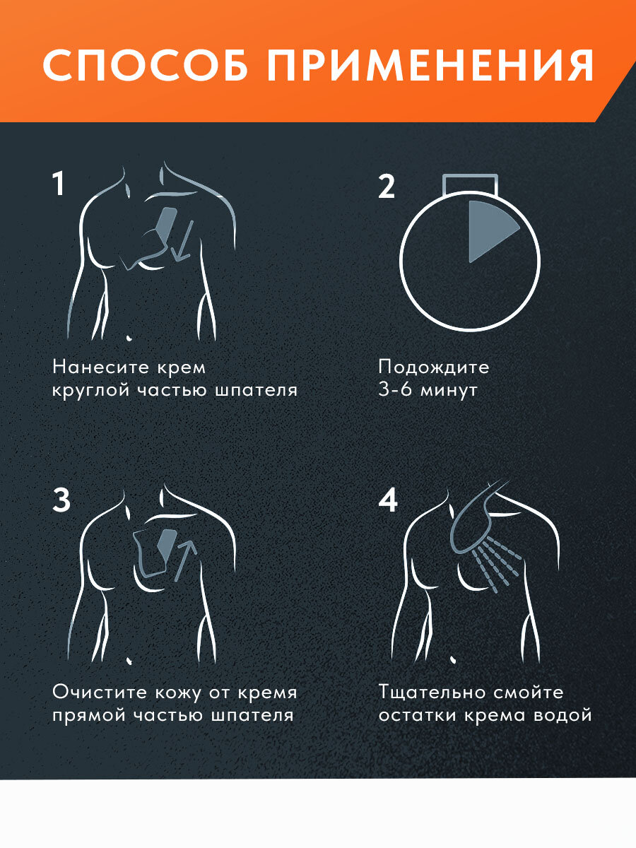 Крем для депиляции Veet Men для мужчин, 200 мл — фото 1