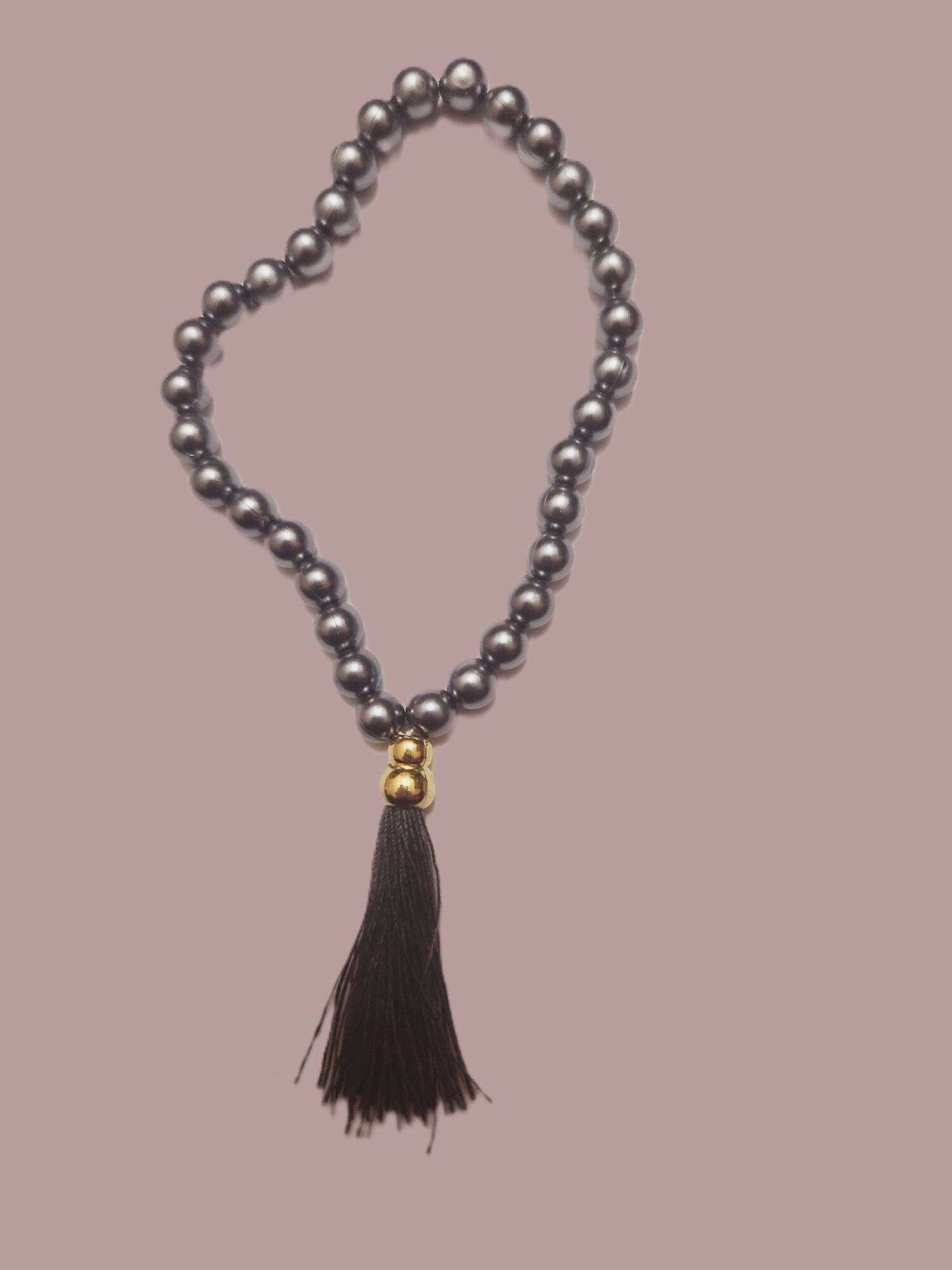 Чётки, длина 25 см, grey — фото 1