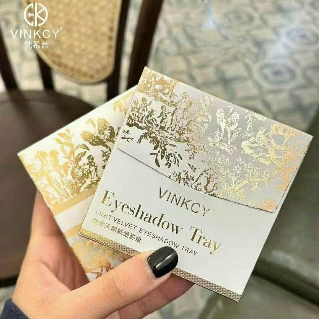 Палитра теней для век VINKCY Van Hiss, 9 цветов, органическая, безопасная