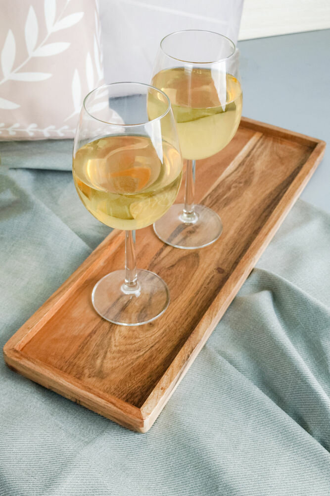 Сервировочный поднос гледичия, дерево акации, 45х14 см, Koopman International A66100130