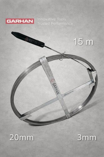 Изображение товара Лента пробивная. 15м. п / Мощная пробивная лента, для прочистки канализации 30 метров