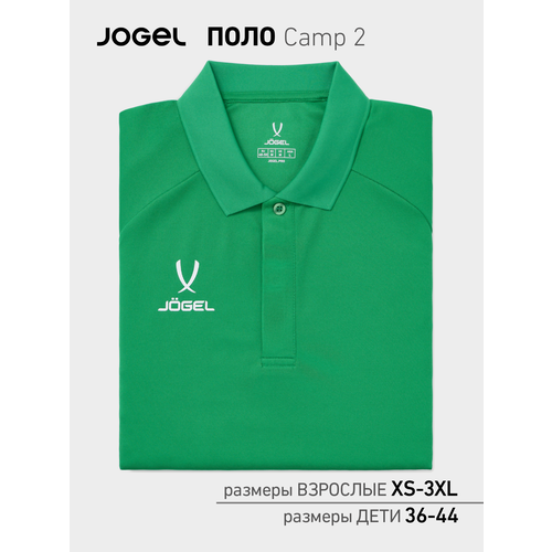 фото Футболка спортивная jogel, 1 шт., размер l, зеленый/белый