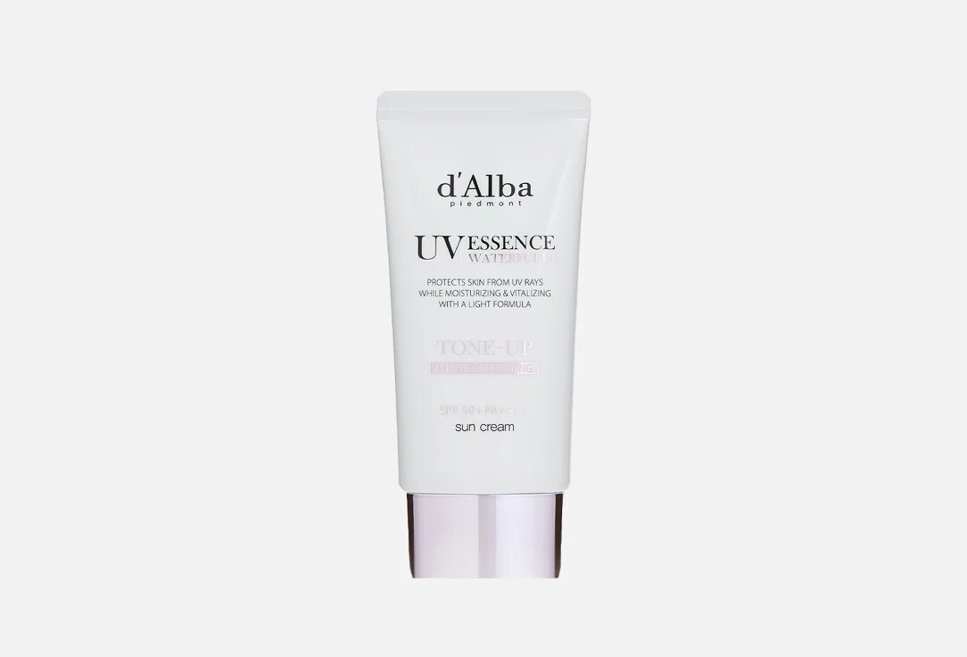 D'Alba Waterfull Tone-Up Sun Cream Purple Солнцезащитный крем для лица SPF50+ 50мл
