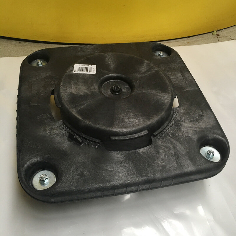 Rubbermaid Коммерческий квадратный контейнер с колесами и основанием FG35300 Прочный пластиковый ящик