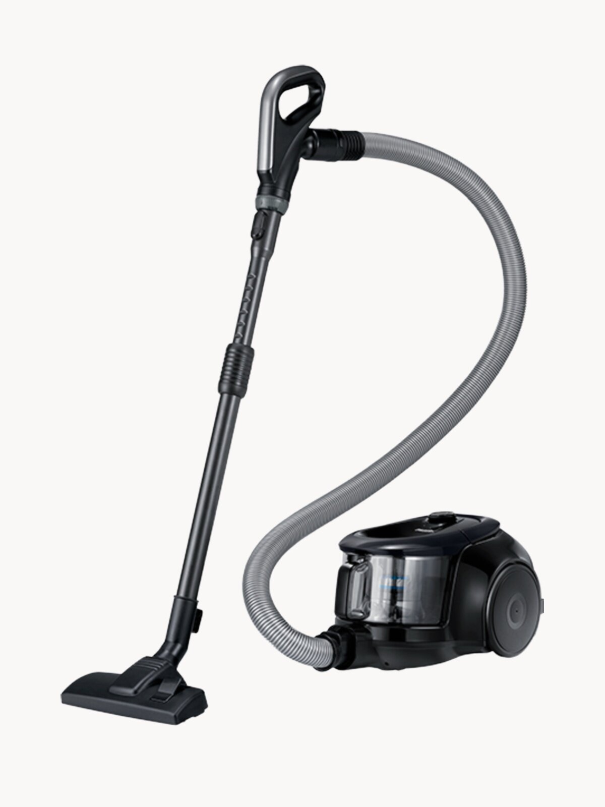 Пылесос Samsung VC18M21D0VG, мощность всасывания 380Вт, HEPA-фильтр, 1.5л, черный