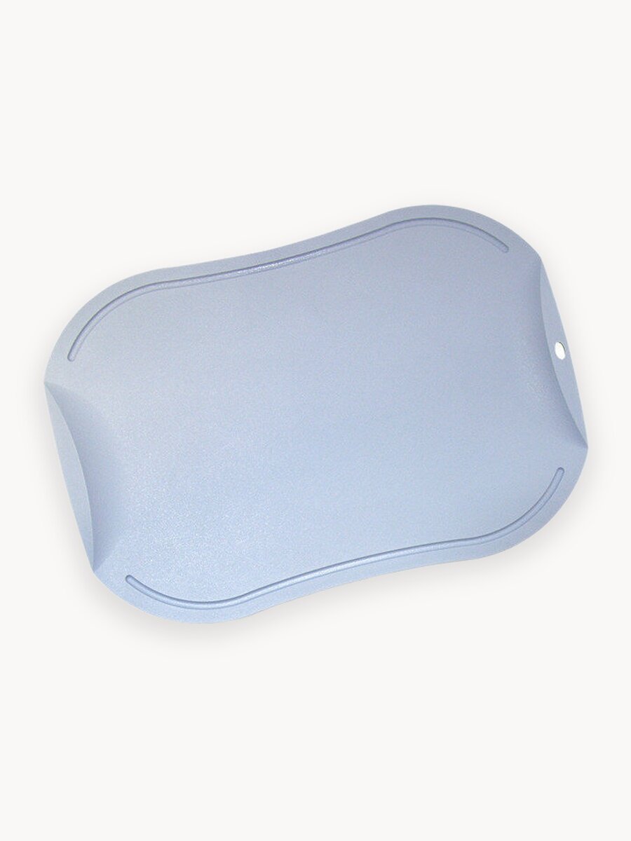 Разделочная доска Hatamoto (JH-141BG), био-пластик, термопластичный полиуретан, светло-серый, размер 345x237x2.5 мм