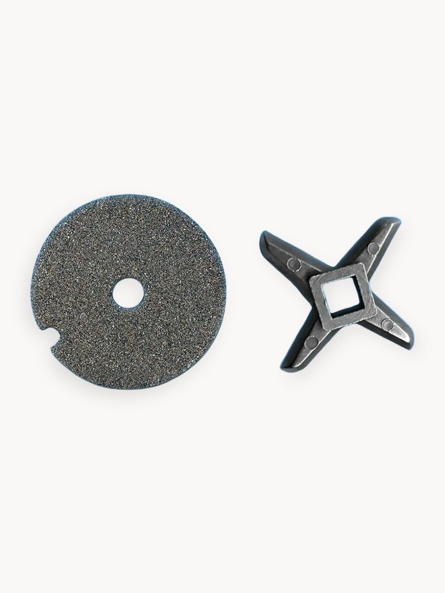 Набор нож и точило для мясорубки