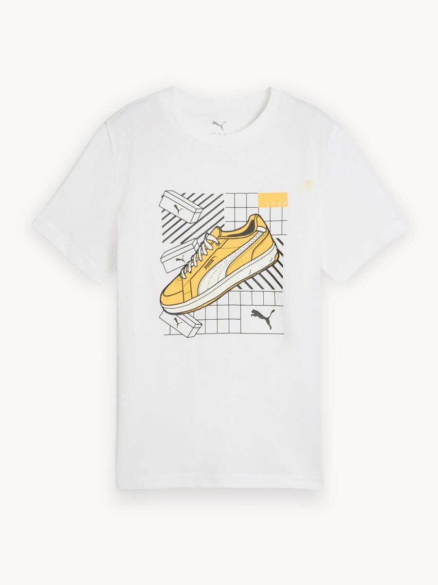 Футболка PUMA Graphics, размер 152, белый