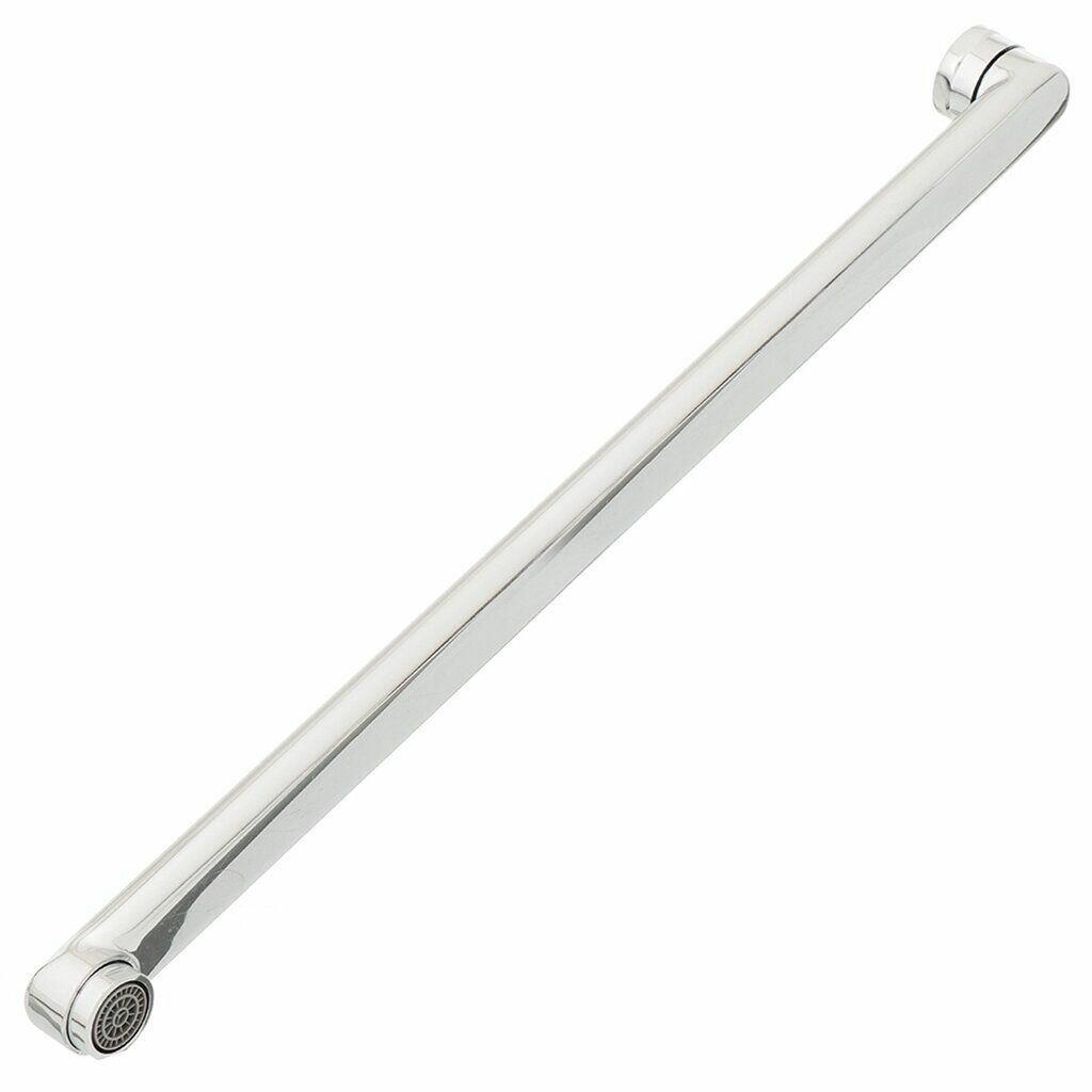 Излив смесителя для ванны Comfort Factor нержавеющая сталь, ИМП, L-плоский излив, 35 см