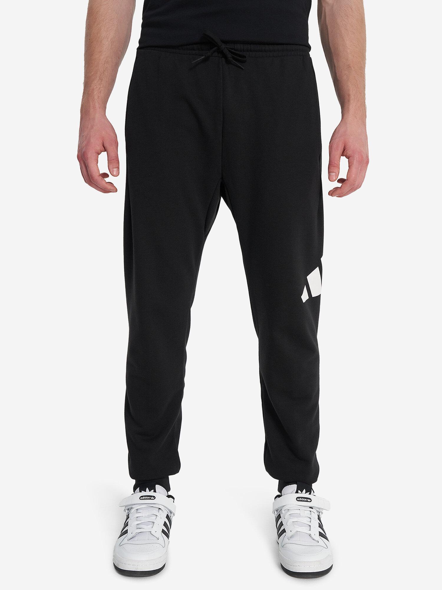 Брюки спортивные adidas, размер S, черный — фото 1