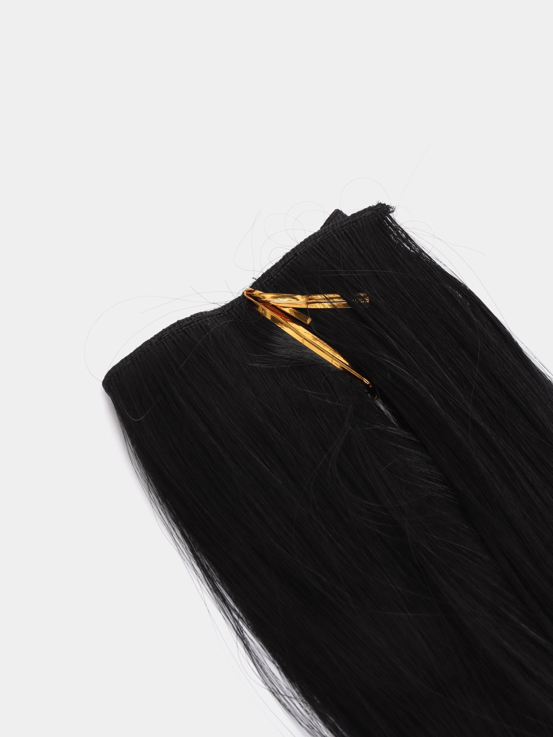 Парик Длинный без челки черные прямые волосы, размер 70x30 см, для женщин и девушек — фото 1