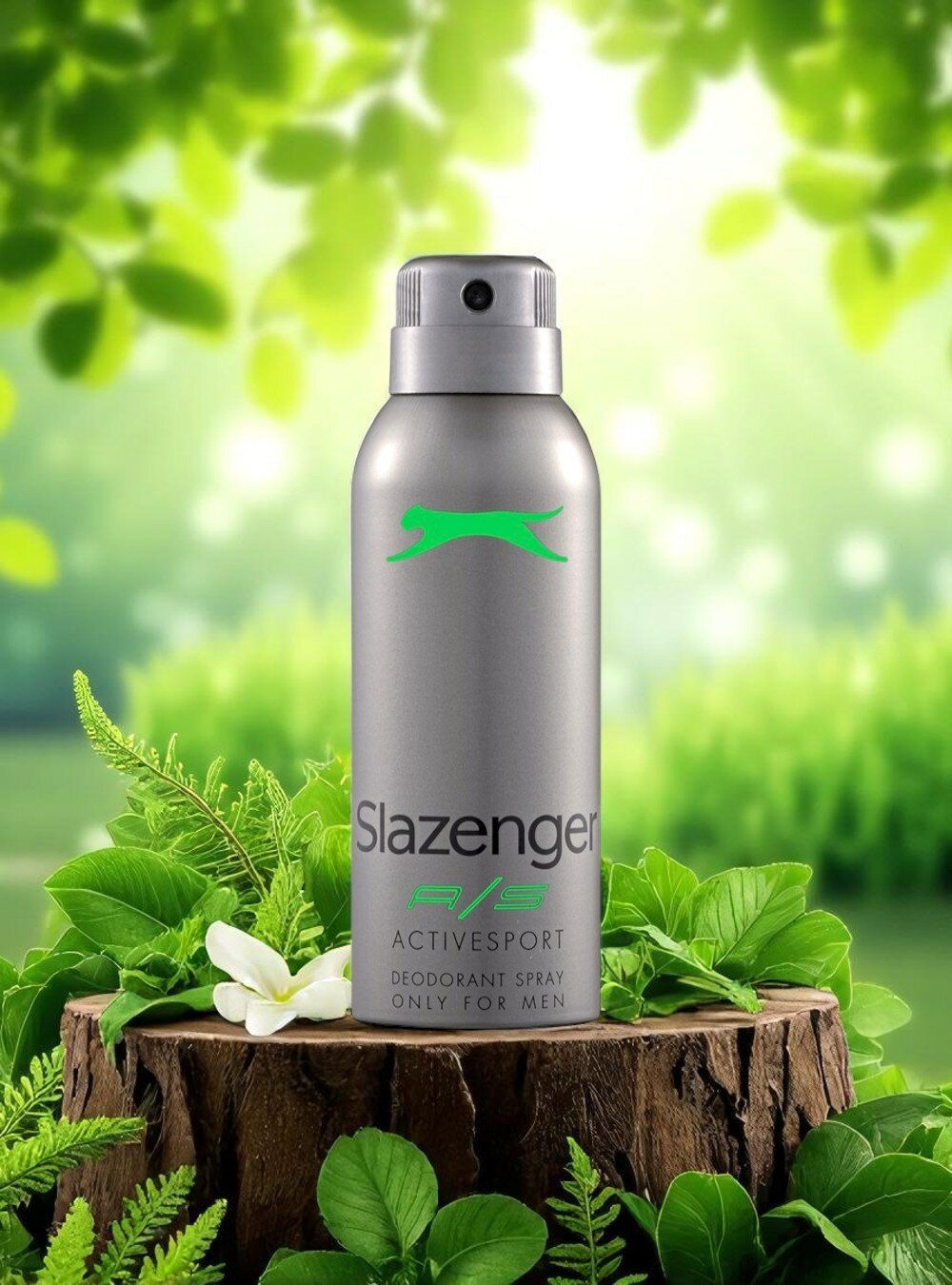 Дезодорант Slazenger "Active Sport Green", мужской, аэрозольный, парфюмированный, 150мл