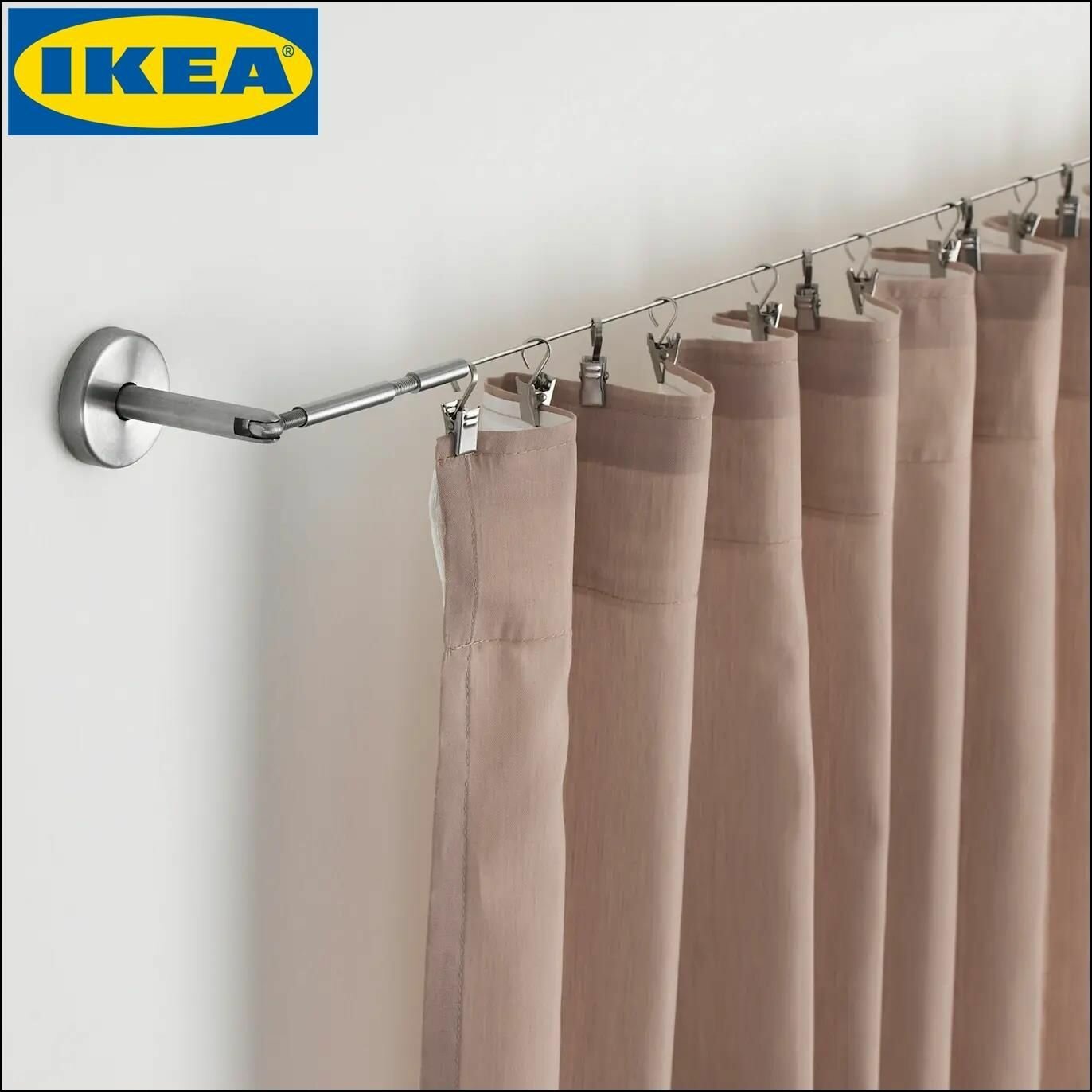 Ikea Карниз для штор струнный однорядный 5 м