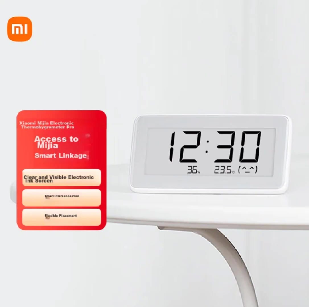 Метеостанция Xiaomi Mijia Pro на кухне рядом с чайником, устойчивая к брызгам